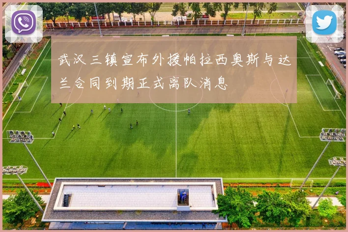 武汉三镇宣布外援帕拉西奥斯与达兰合同到期正式离队消息